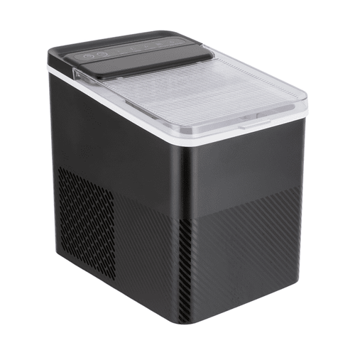 Removable & Washable Ice Tray & Scoop 2 Ice Sizes, 26 lbs/24H with Self-Cleaning Function